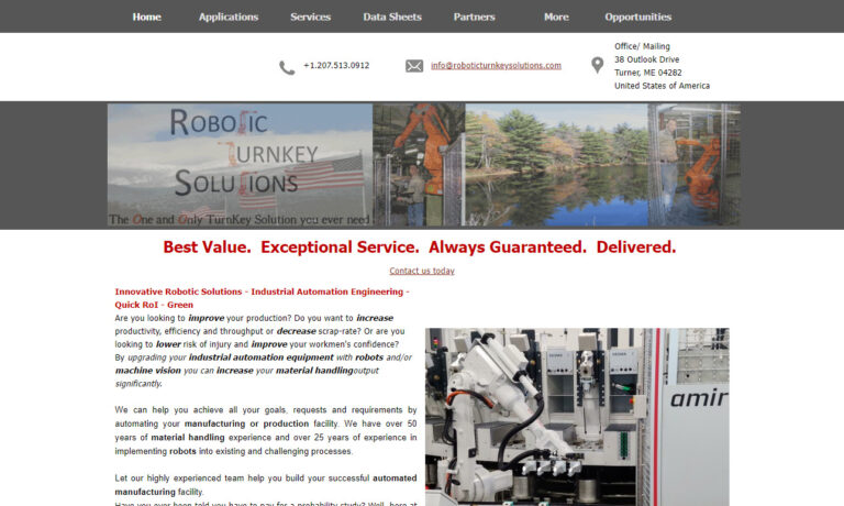 Robotic Turnkey Solutions, LLC